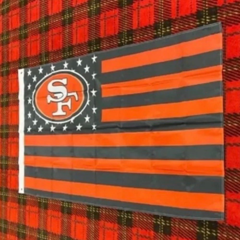 Brand new San Francisco 49ers banner flag